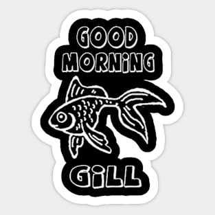 Good Morning vintage Sticker